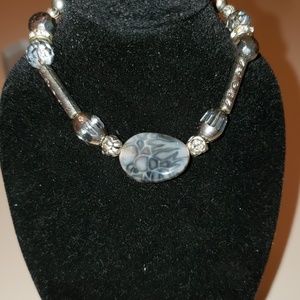 NWOT Mixed stone and beaded bracelet